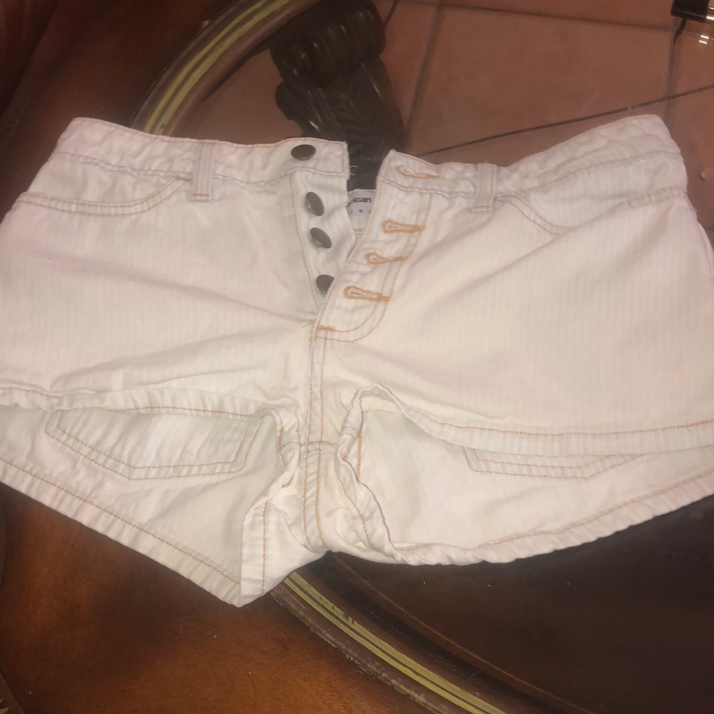 American apparel jean shorts